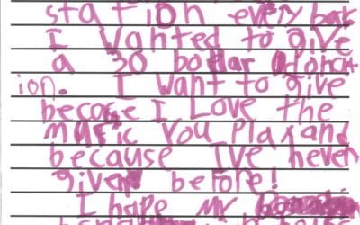 Taylor’s Sweet Letter